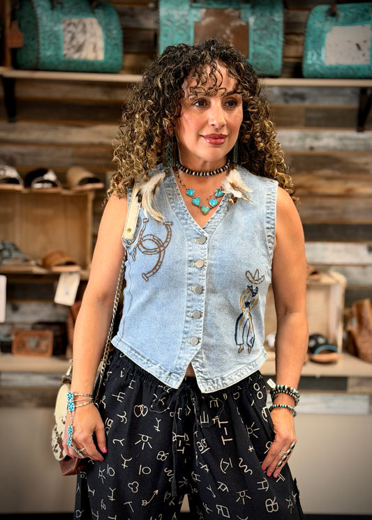 Cowgirl Denim Vest