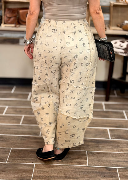 Branded Linen Pants