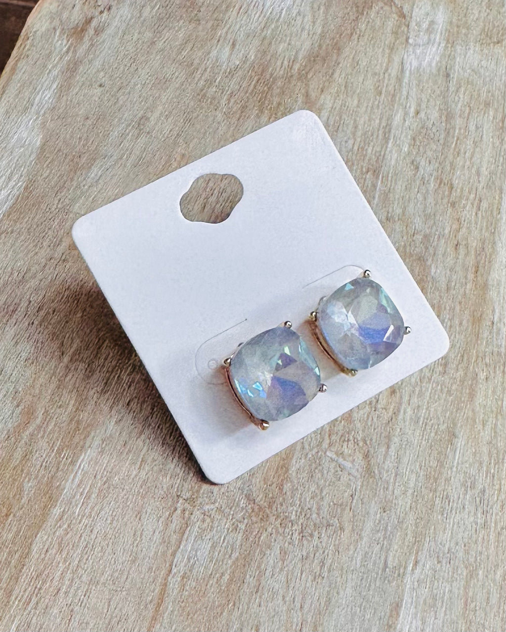 Winter Grey Stud Earrings