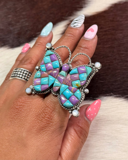 Cobblestone Butterfly Ring *Native
