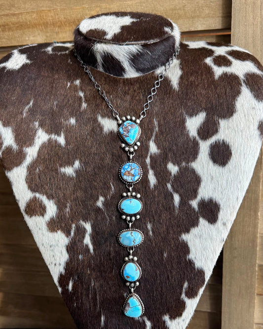 Golden Hills Statement Lariat Necklace *Native
