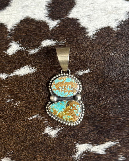#8 Double Stone Pendant *Native
