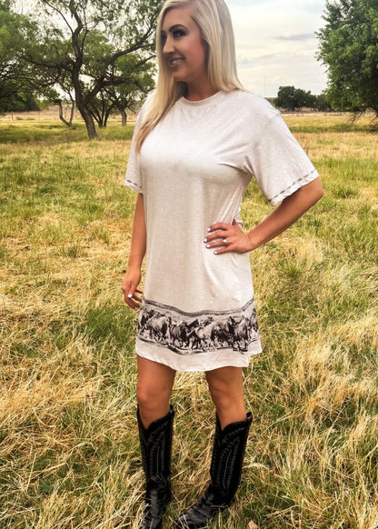 Silver Spur T-Shirt Dress
