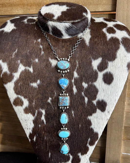 Golden Hills Statement Lariat Necklace *Native