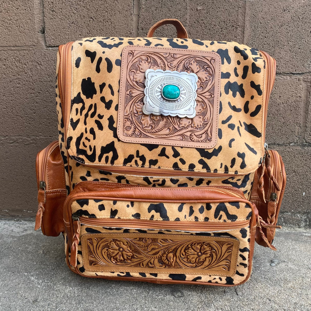 Leopard Hide Backpack