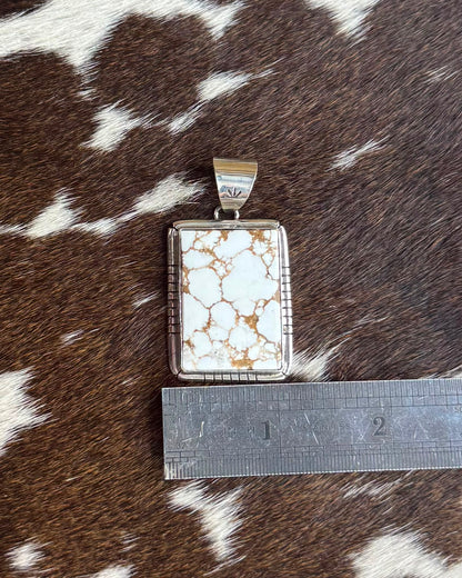 Wild Horse Rectangle Pendant *Native