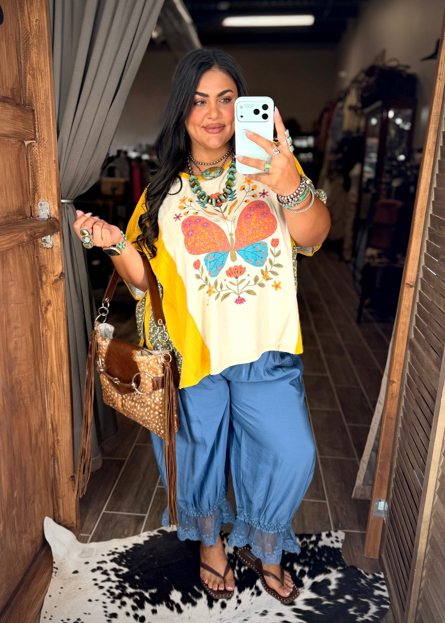 Butterfly Season Poncho