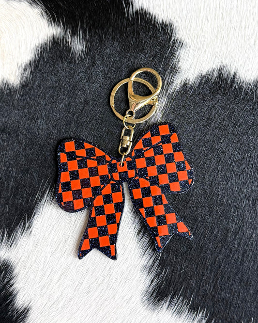 Spirit Bow Keychain *Vaqueros Checkered