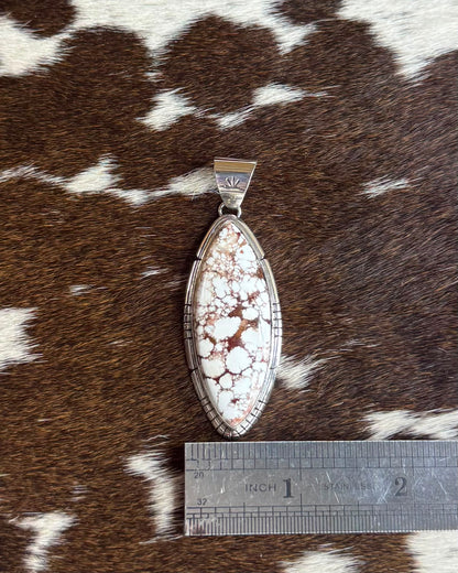 Wild Horse Marquise Pendant *Native