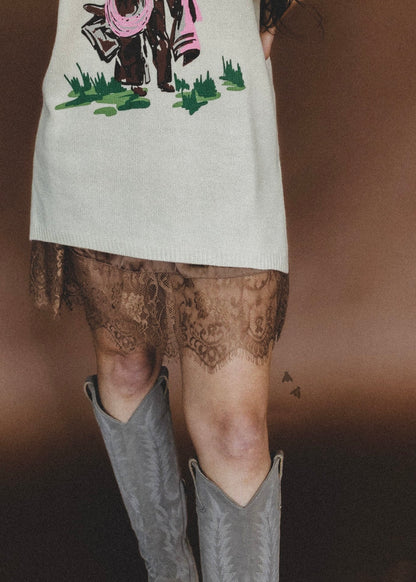 My Lace EX-TENDy Skort *Chocolate