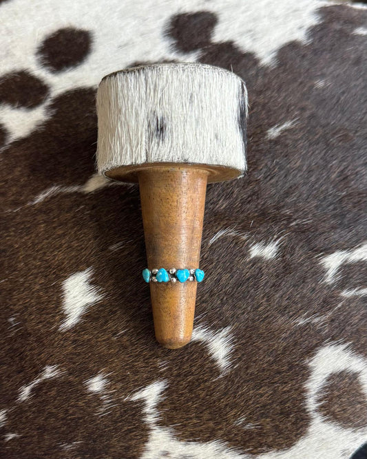 Multi Turquoise Heart Ring *Native