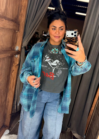 Blue Layering Flannel