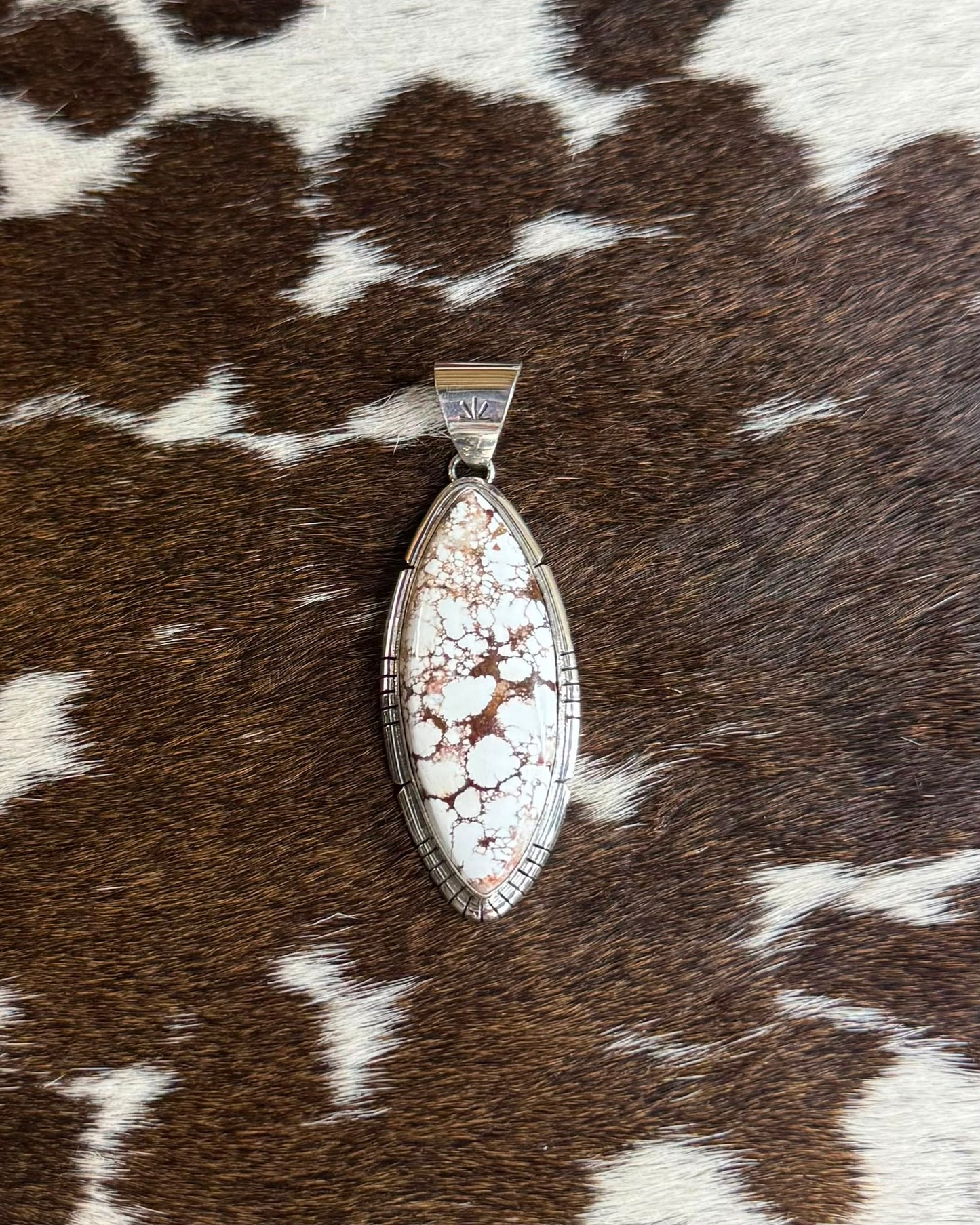 Wild Horse Marquise Pendant *Native