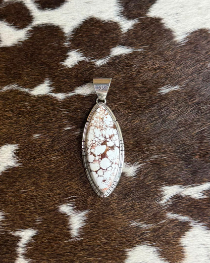 Wild Horse Marquise Pendant *Native