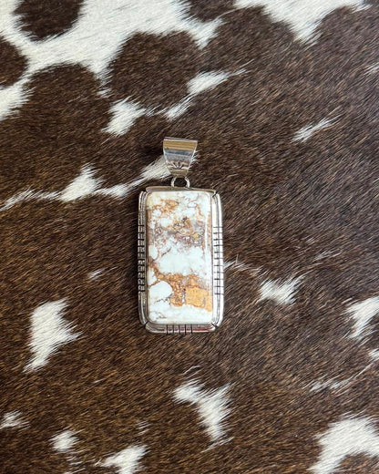 Wild Horse Rectangle Pendant *Native
