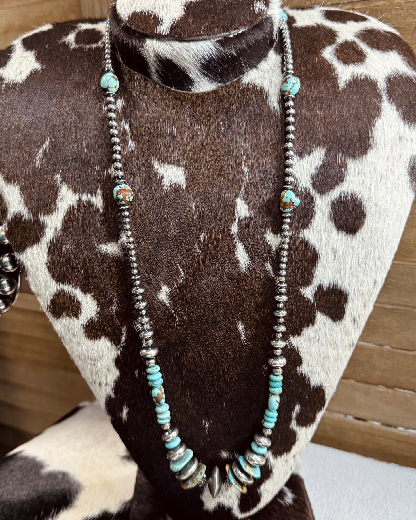 38" Sterling #8 Necklace *Native STRUNG