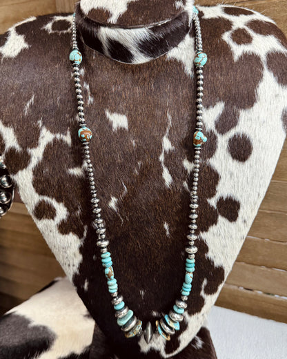 38" Sterling #8 Necklace *Native STRUNG