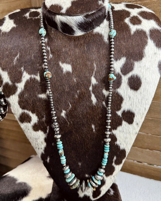 38" Sterling #8 Necklace *Native STRUNG
