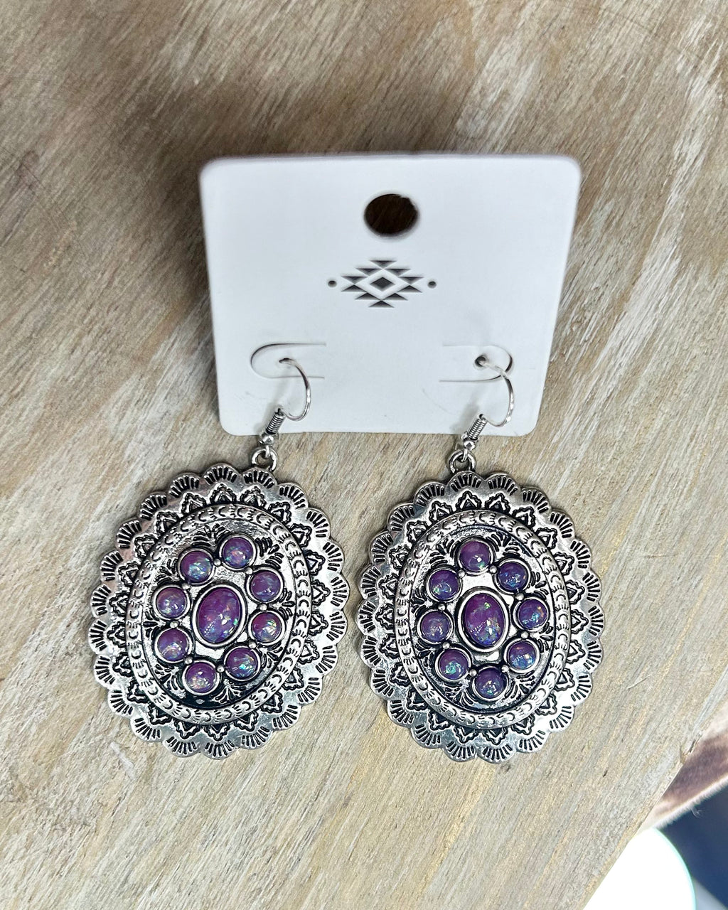 Pretty Purple Opal Dangle