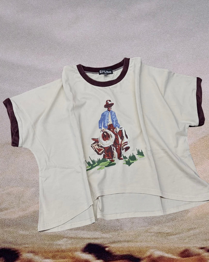 Boots & Lasso Cowgirl Top
