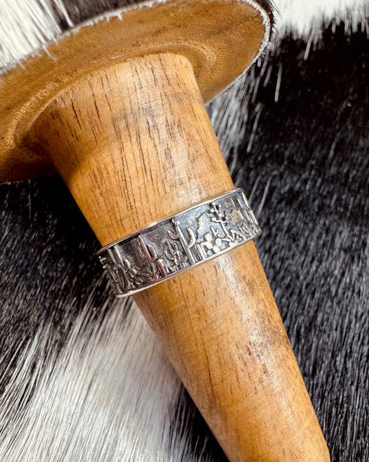 Cactus Stacker Ring *Sterling