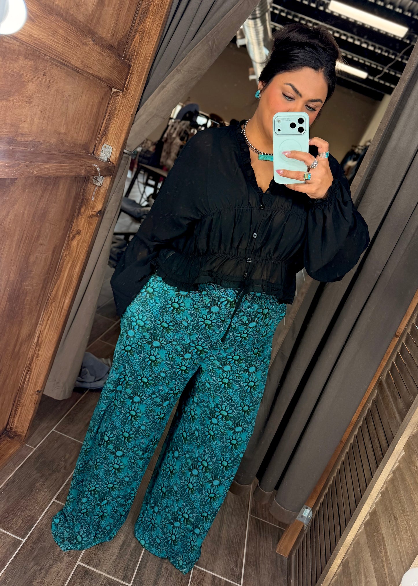 Turquoise Gal Pants