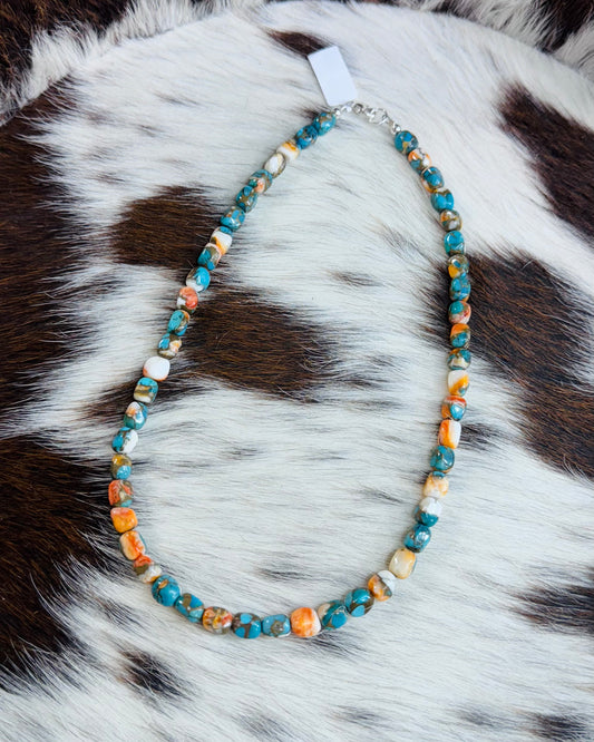 Spiny Turquoise Necklace *Genuine