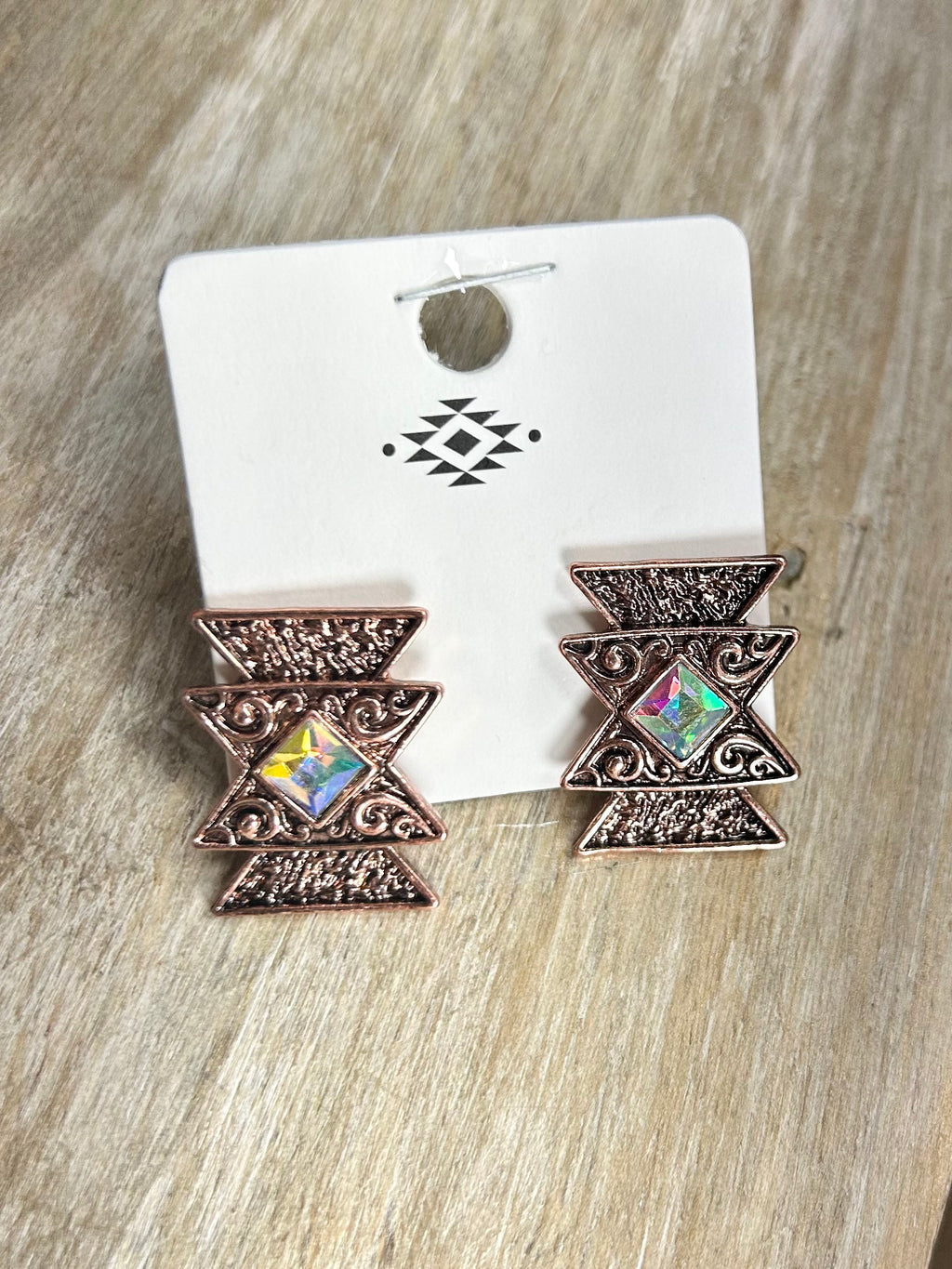 Aztec Stone Studs