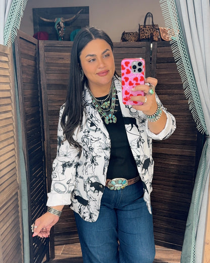 Lasso Your Longhorn Blazer