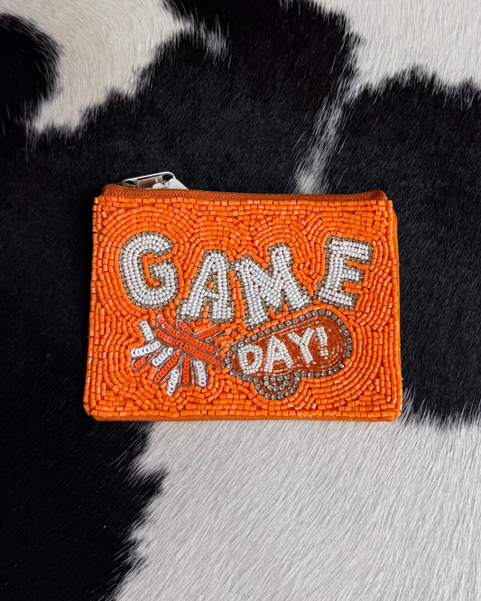 Game Day Coin Pouch *Orange