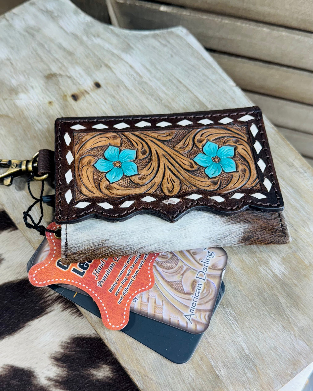 Cowhide AD Card Case *Hide Varies