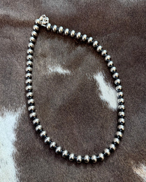 8mm Sterling Pearls *18”