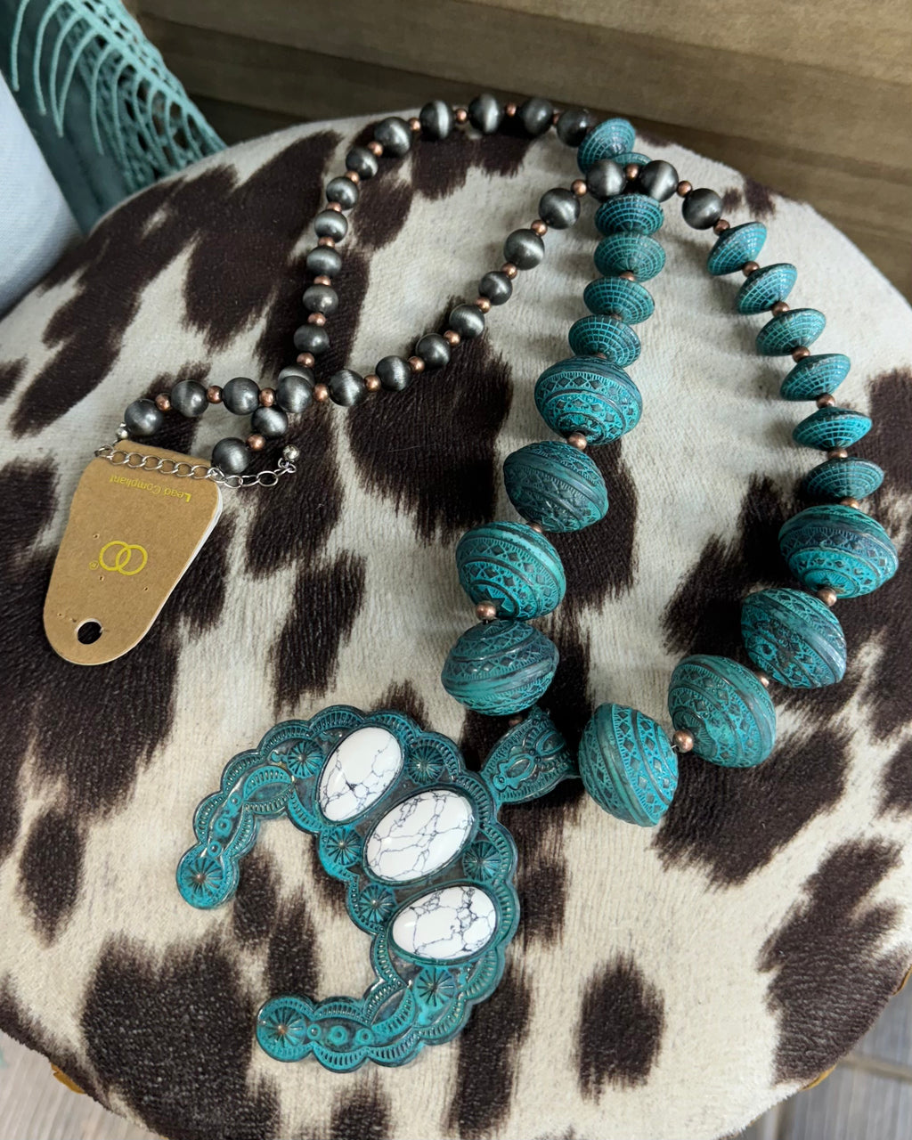 Patina Statement Necklace