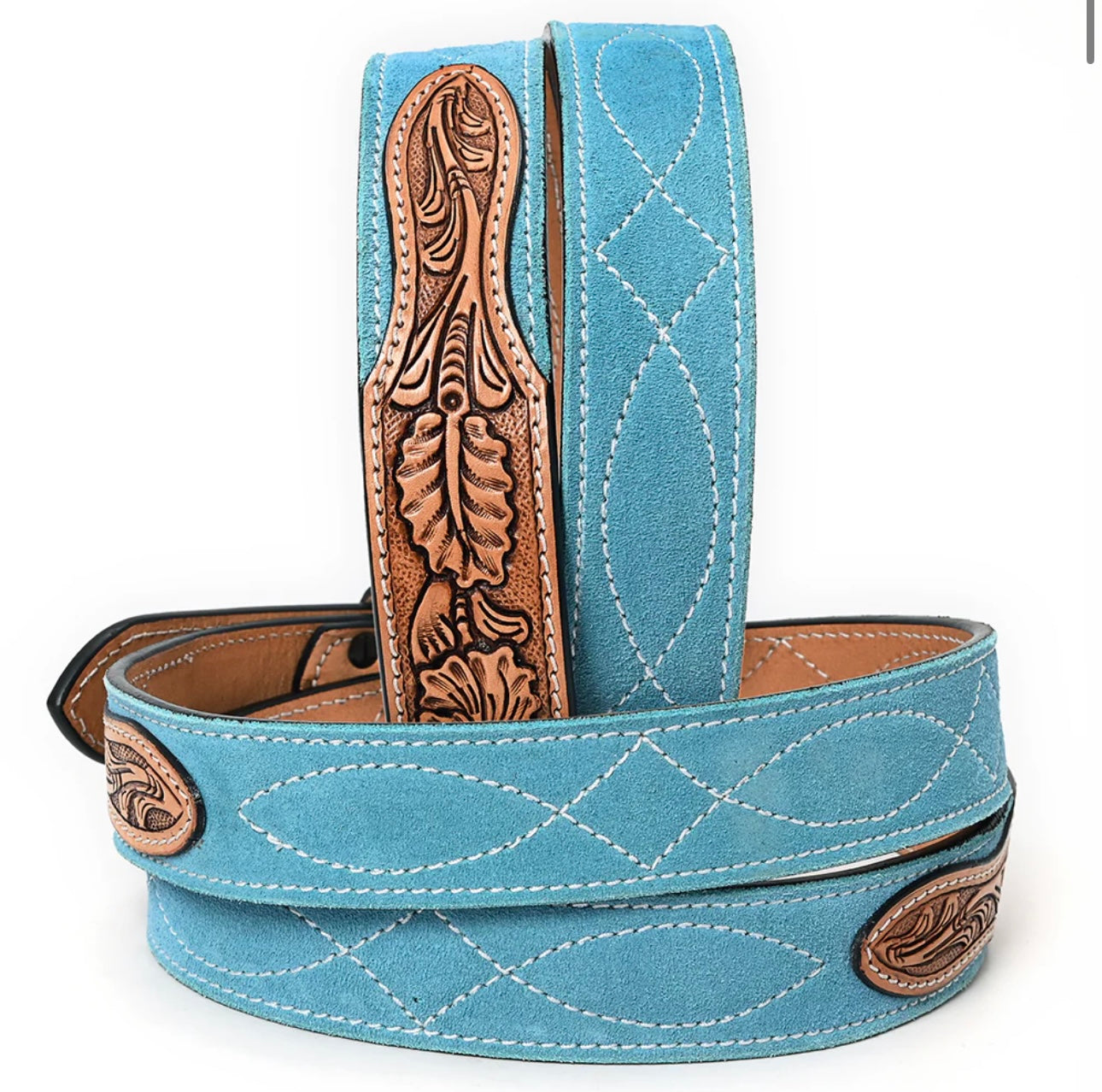 Suede Bootstich Belt AD