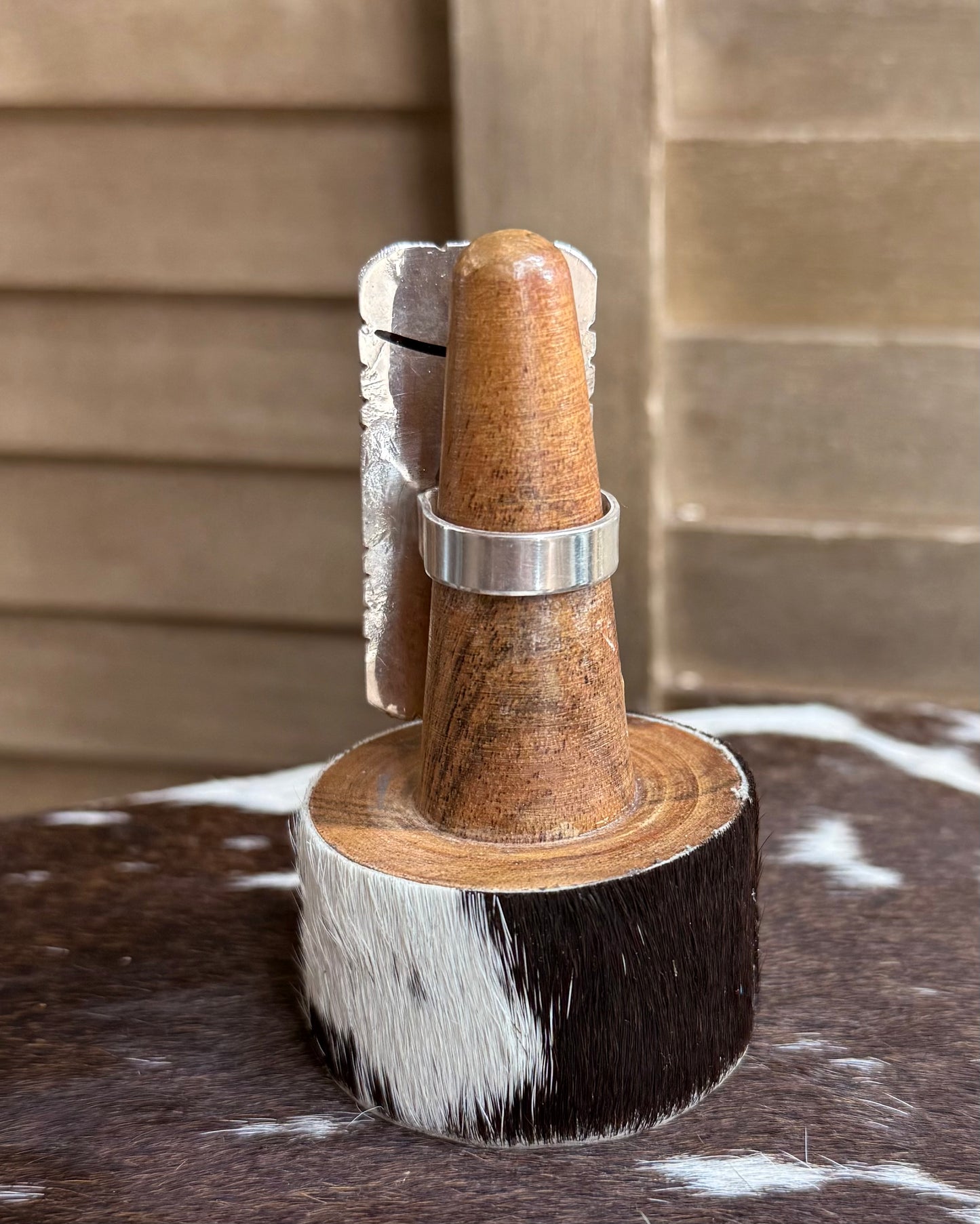 Pebbled Bar Ring *Native