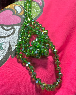 Green Beaded Necklace