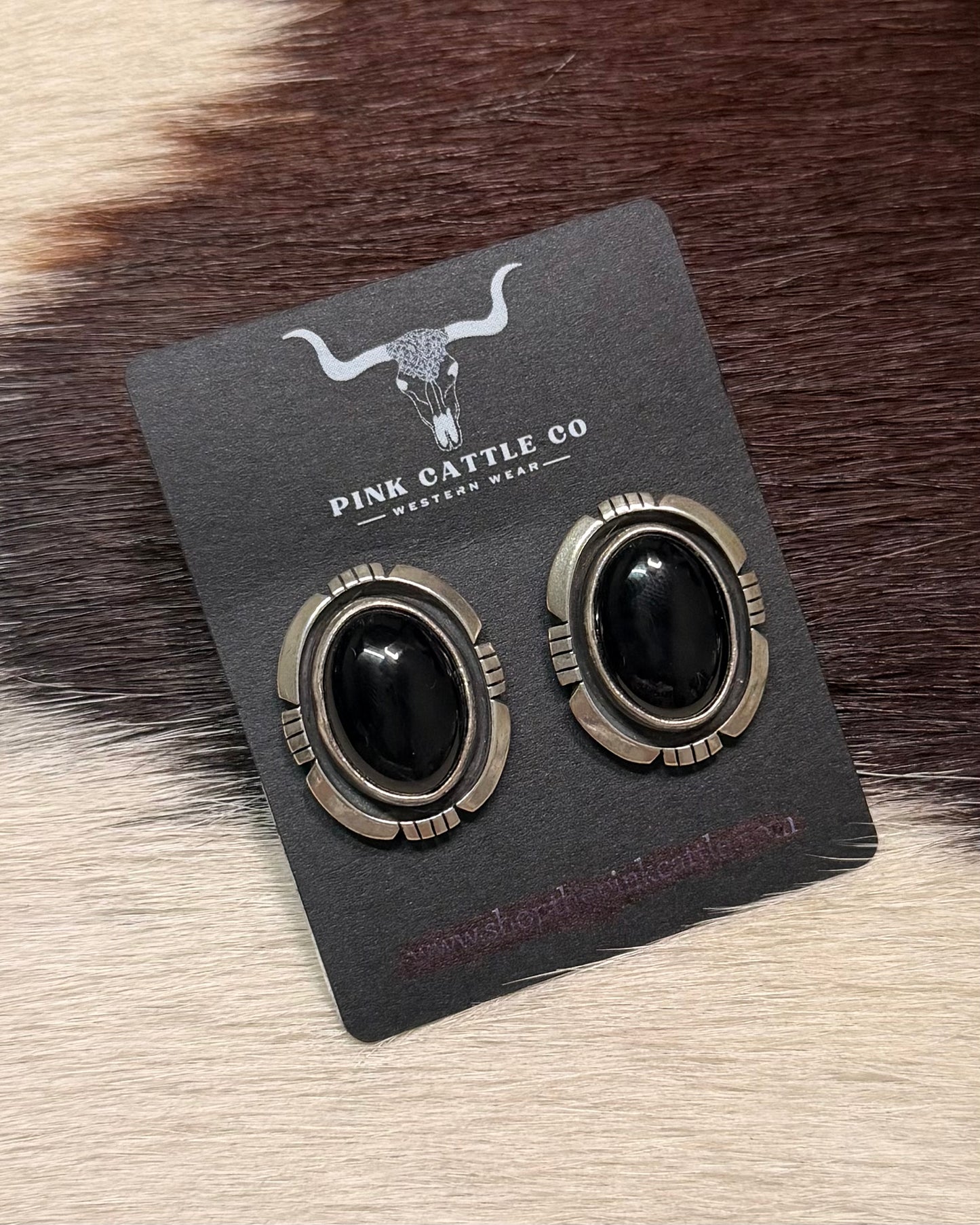 Annie McCray Black Onyx Stud * Native