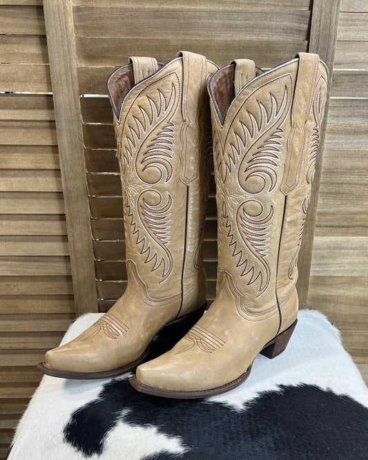 Desert Sand Snip Toe Boot by Circle G