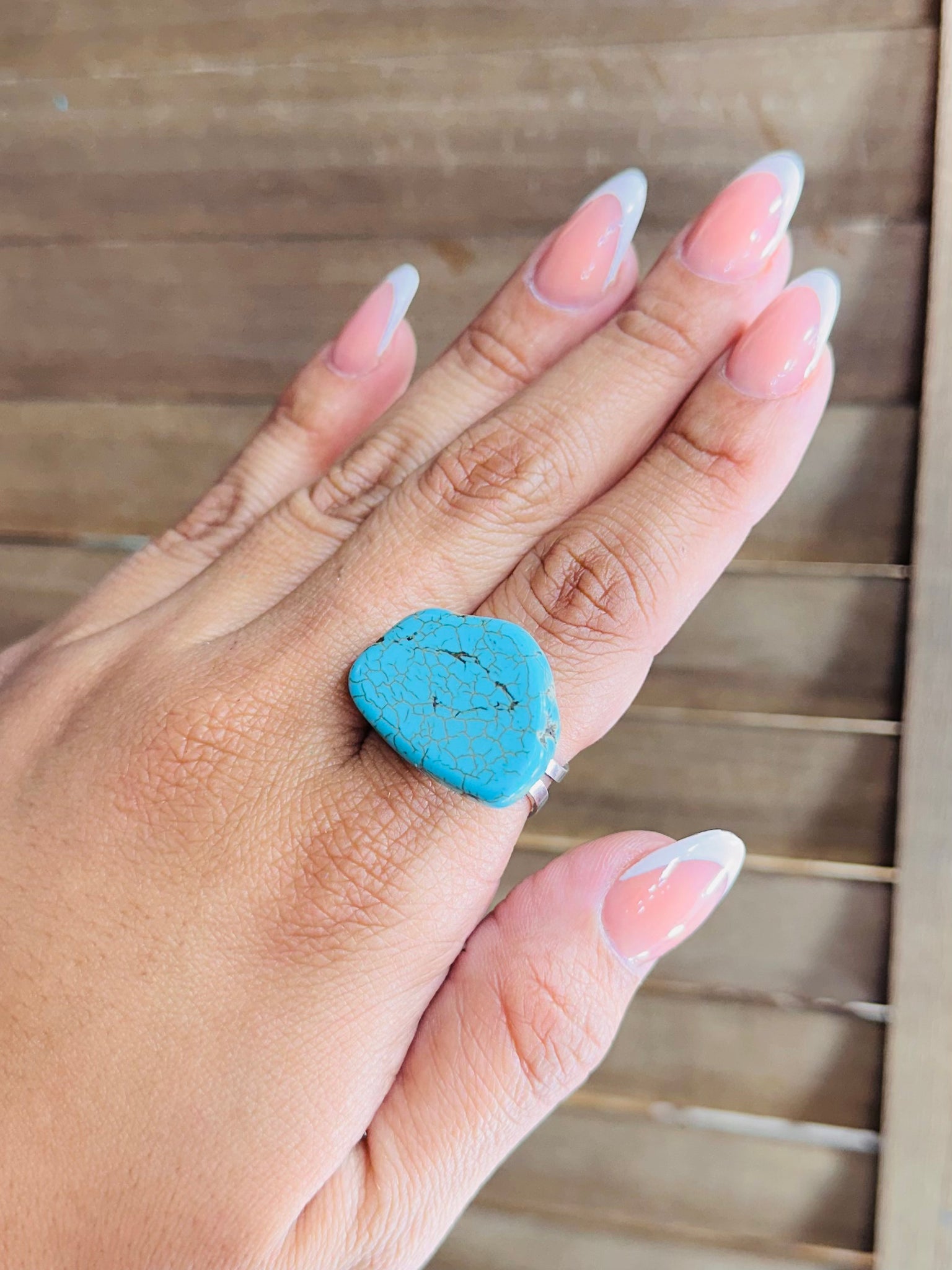 Turquoise Rock Ring