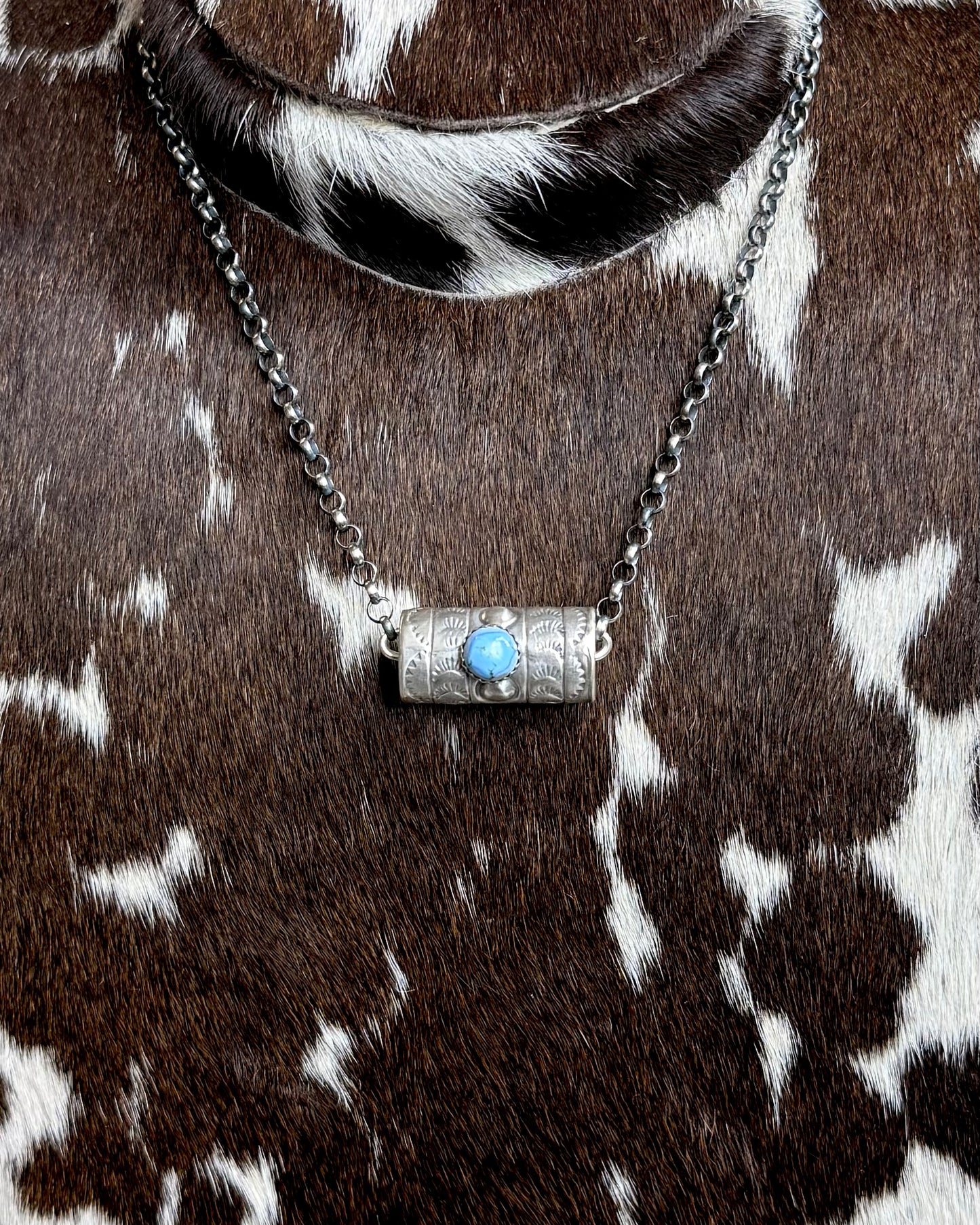 Golden Hills Barrel Chain Necklace *Native