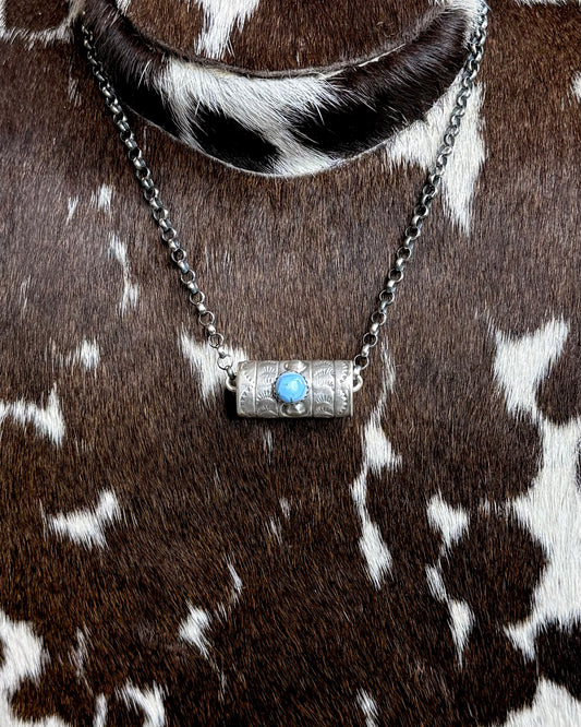 Golden Hills Barrel Chain Necklace *Native