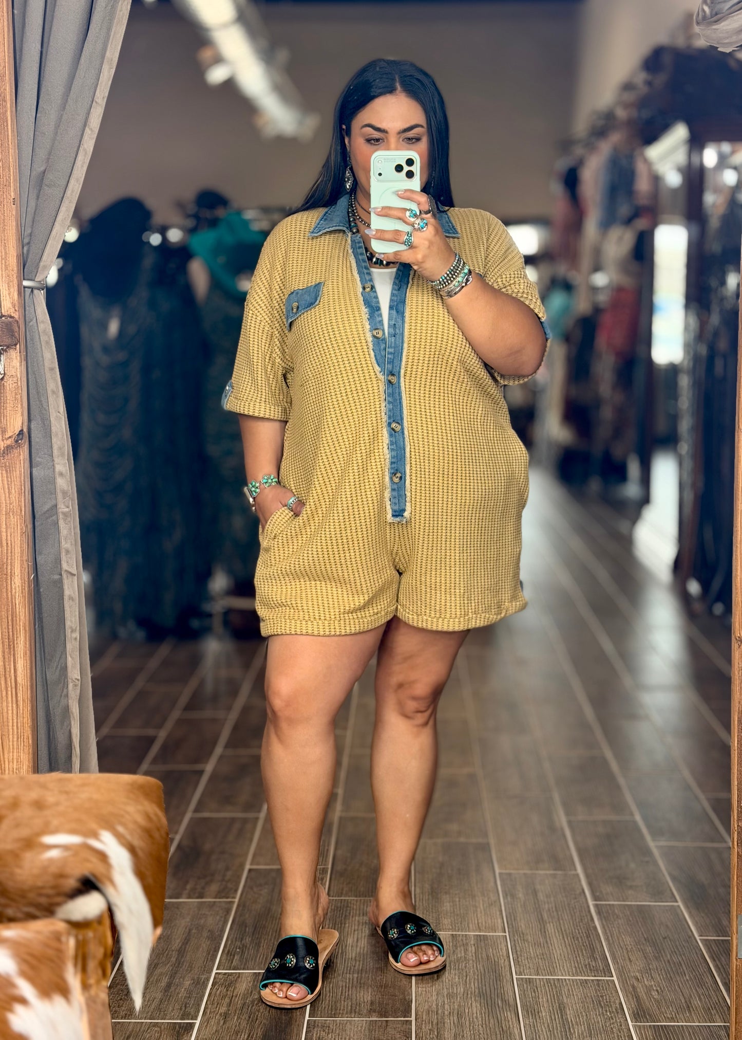 Summer Time Shorts Romper