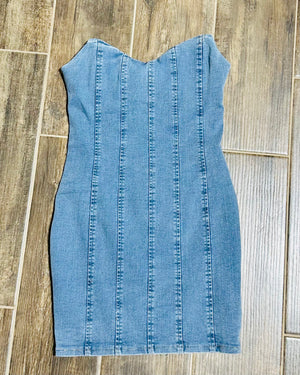 Short Denim Dress