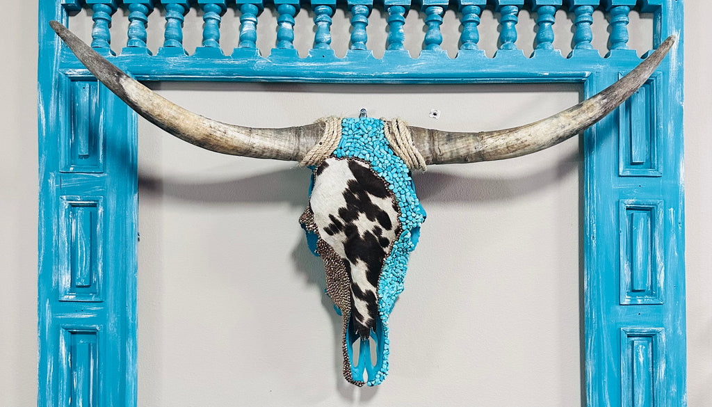 Turquoise Bull Skull