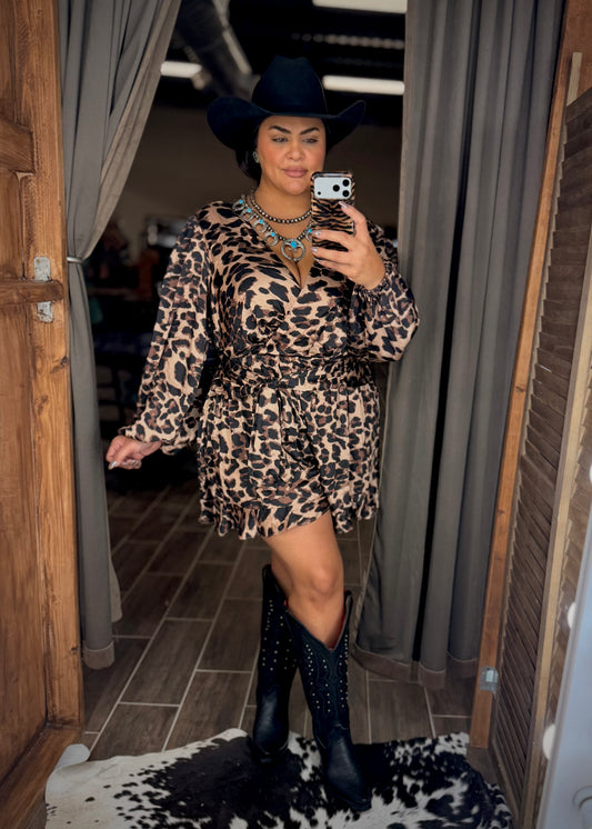 Leopard Romper