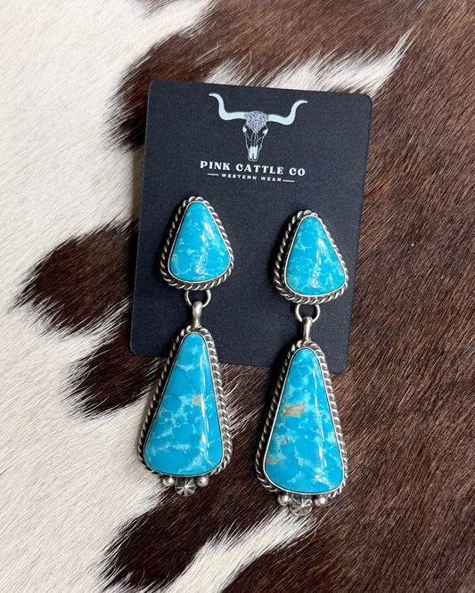 Eugene Belone Stud Dangle Earrings *Native