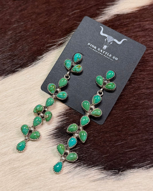 Emerald Valley Drop Post Earrings *Native