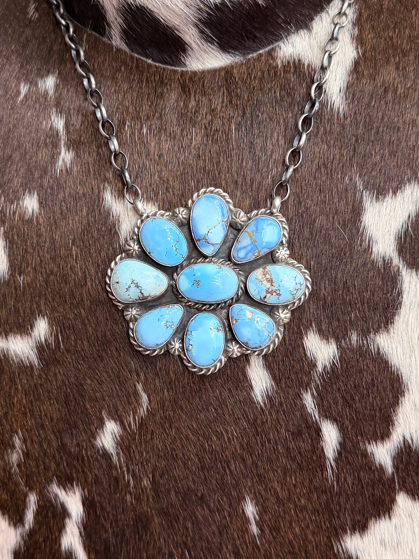 Augustine Largo XL Golden Hills Cluster Necklace *Native
