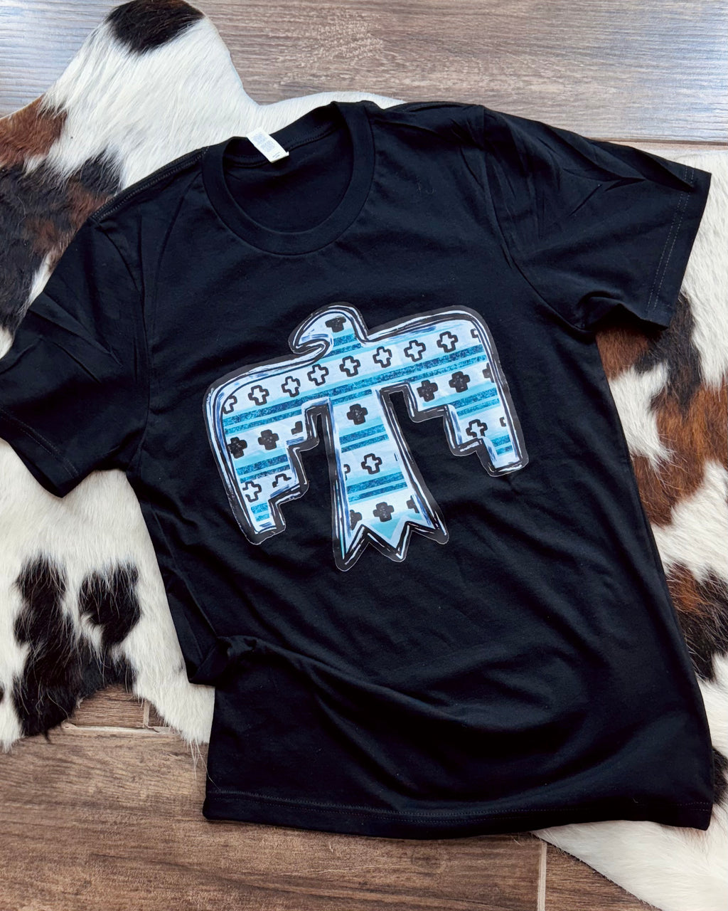 Black Aztec Thunderbird Tee