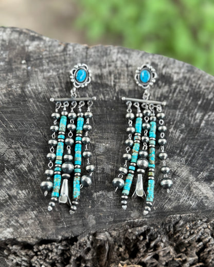 Owners Closet ~ P. Yazzie Dangle Earrings *Native